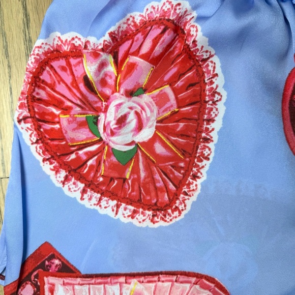 Shady Lady Women’s Heart Candy Box Print Pajama Set Size Small - Picture 5 of 13